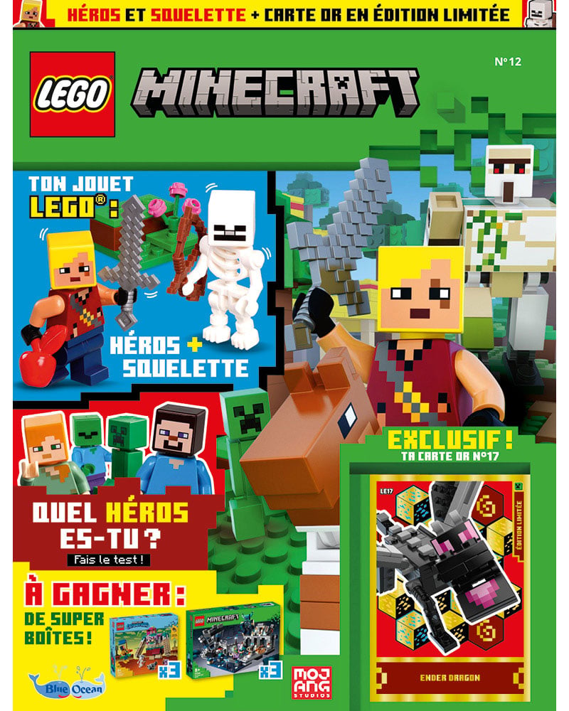 NOBLE Minecraft Set Bottino Finale - Figura Da 10 Cm, Collezionabile Per Fan Del Gioco