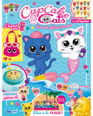 CupCakeCats|N°5 | 1 chaton gourmand avec son cupcake