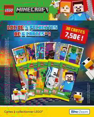 LEGO® Minecraft™ | 30 cartes à jouer et à collectionner