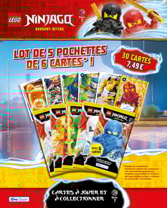 LEGO® NINJAGO® | 30 cartes à jouer et à collectionner