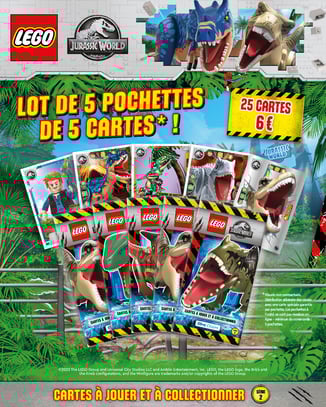 LEGO® Jurassic World™ Série 2 | 25 cartes à jouer et à collectionner