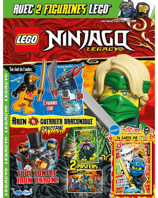 LEGO® Ninjago® LEGACY Plus | N°22 | Arin vs. Guerrier draconique spectral  + carte or