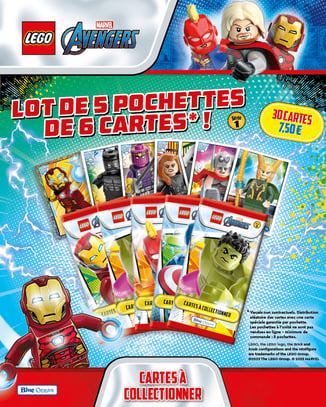 LEGO® Marvel Avengers Série 1 | 30 cartes à jouer et à collectionner