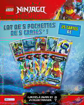 LEGO® NINJAGO® | 25 cartes à jouer et à collectionner