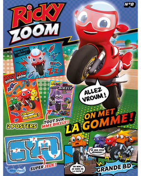 Ricky Zoom® | N°8 | Rampe de salto + moto