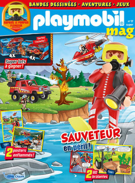 PLAYMOBIL Mag  | N°17 SUPER - Raphaël le pompier plongeur