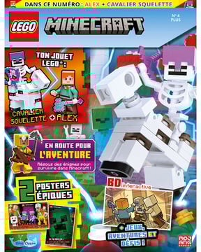 LEGO® Minecraft™ | N°4 Plus | Cavalier squelette + Alex