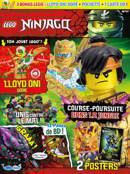 LEGO® Ninjago® | N°17 | Lloyd Oni Doré + Carte Or + Pochette 6 Cartes