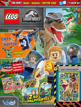 LEGO® Jurassic World™ | N°10 | Owen avec jetpack + Raptor