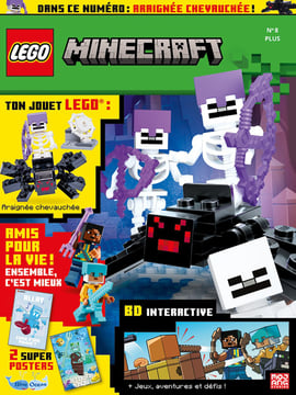 LEGO® Minecraft™ | N°8 Plus | Araignée chevauchée 