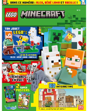 LEGO® Minecraft™ | N°9 | Alex + Bébé Lama + Abeille