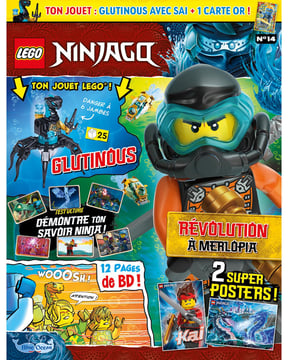LEGO® Ninjago® | N°14 | Glutinous avec Sai + Carte Or LE13 Série 5