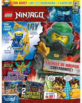 LEGO® Ninjago® | N°14 PLUS | Jay avec nunchaku + Carte Or LE Série 5