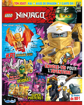 LEGO® Ninjago® | N°15 SUPER | Kai dragon d'or + carte OR