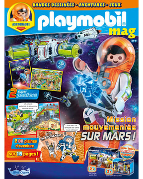 PLAYMOBIL Mag  | N°9 - Mission mouvementée sur Mars