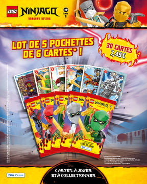 LEGO® NINJAGO® | 30 cartes à jouer et à collectionner