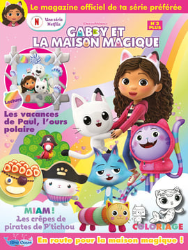Gabby Maison Magique | PLUS N°3 - Clé + Porte clé + Badge + Surprise 