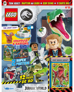 LEGO® Jurassic World™ | N°13 | Une couveuse à Raptors + 1 carte or 