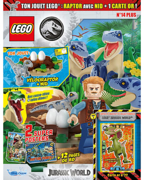 LEGO® Jurassic World™ Plus | N°14 | Le vélociraptor et son nid 