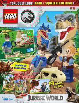 LEGO® Jurassic World™ | N°18 | Alan + squelette de dino