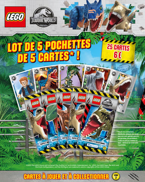 LEGO® Jurassic World™ Série 2 | 25 cartes à jouer et à collectionner