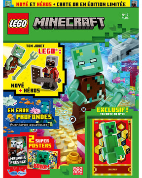 LEGO® Minecraft™ | N°10 Plus | Le Héros et le Noyé + 1 carte or à collectionner