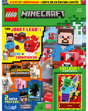 LEGO® Minecraft™ | N°11 Super | Steve + Champimeuh + carte exclusive