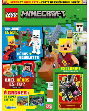 LEGO® Minecraft™ | N°12 | Héros et squelette + carte or en édition limitée