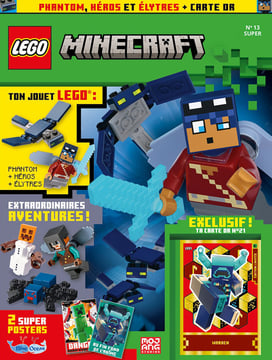 LEGO® Minecraft™ | N°13 Super | Phantom + Héros + Élytres