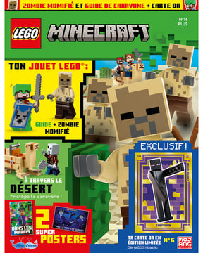 LEGO® Minecraft™ | N°16 Plus |Zombie momifié + guide de caravane + 1 carte or