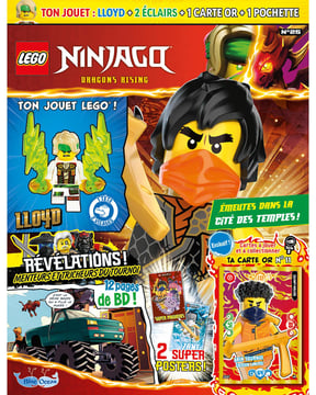 LEGO® Ninjago® | N°25 | Lloyd + 2 éclairs + 1 carte or + 1 pochette