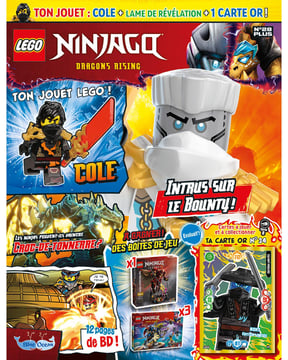 LEGO® Ninjago® | N°28 PLUS | COLE + LAME DE RÉVÉLATION + 1 CARTE OR!