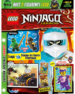 LEGO® Ninjago® LEGACY | N°20 | Lloyd vs. Général des Griffes d’Impérium + carte or + boîte collector