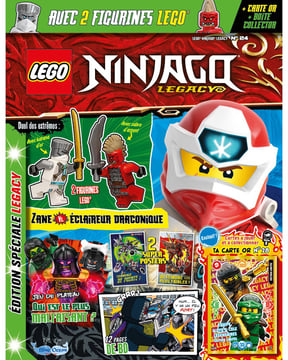 LEGO® Ninjago® LEGACY | N°24 | Zane vs. Éclaireur draconique + carte or + boîte collector