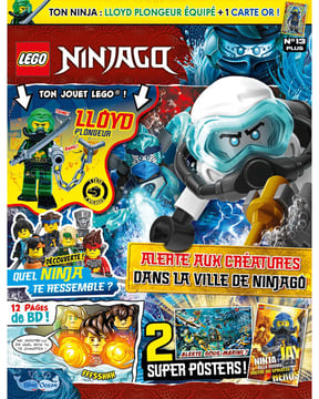 LEGO® Ninjago® | N°13 PLUS | Lloyd plongeur + Carte OR