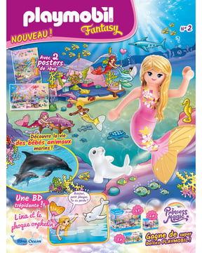 PLAYMOBIL® Fantasy | N°2H| Lina la sirène et l'adorable bébé phoque