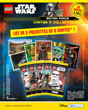 LEGO® STAR WARS™ Edition force | Lot de 5 Pochettes de 6 Cartes