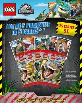 LEGO® Jurassic World™ | 25 cartes à jouer et à collectionner
