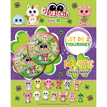 Glubschis 3D Luck Edition n°2H | Lot de 2 figurines
