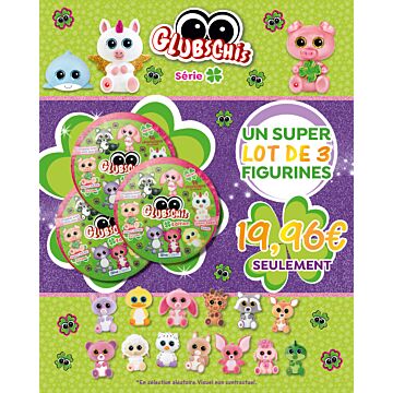 Glubschis 3D Luck Edition n°2H | Lot de 3 figurines