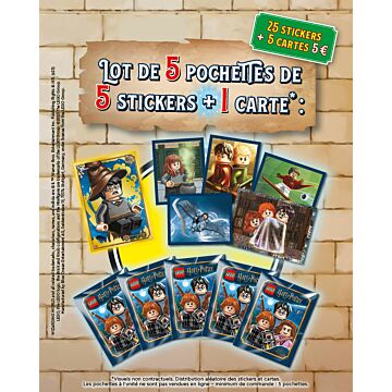 LEGO® Harry Potter™ Série 1 | 25 stickers et 5 cartes à collectionner