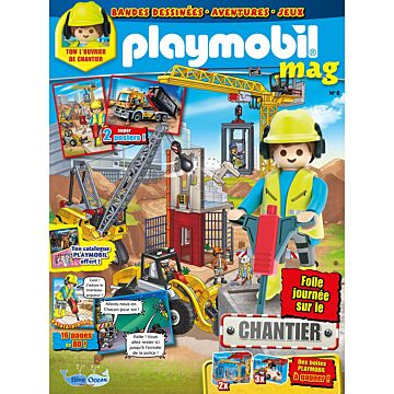 PLAYMOBIL Mag  | N°8 - Folle journée sur le chantier
