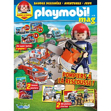 PLAYMOBIL Mag  | N°15 - Clément le pompier