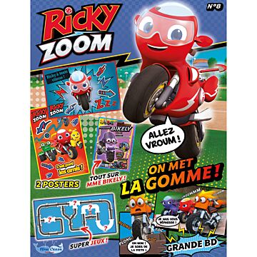 Ricky Zoom® | N°8 | Rampe de salto + moto