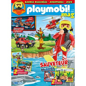 PLAYMOBIL Mag  | N°17 SUPER - Raphaël le pompier plongeur