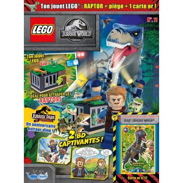 LEGO® Jurassic World™ | N°11 | Raptor + piège + 1 carte or 