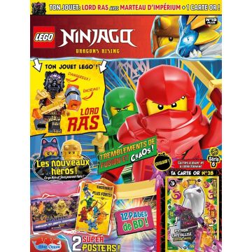 LEGO® Ninjago® | N°19 PLUS | Lord Ras + 1 carte collector