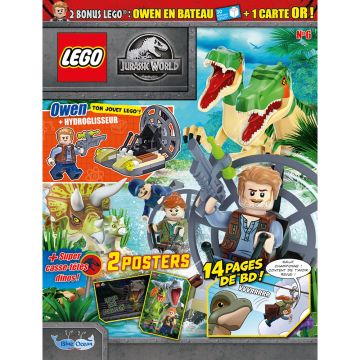 LEGO® Jurassic World™ | N°6 | Owen Grady et son hydroglisseur + Carte Or LE13