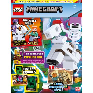 LEGO® Minecraft™ | N°4 Plus | Cavalier squelette + Alex
