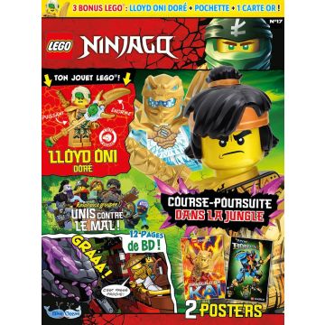 LEGO® Ninjago® | N°17 | Lloyd Oni Doré + Carte Or + Pochette 6 Cartes